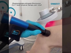 Ver infrarood PEMF schokgolf lichaamsvet cellulitis vermindering pijnverlichting machine