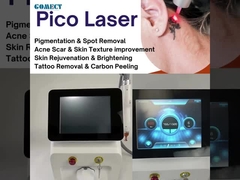 Picoseconde Laser Picolaser Q-Switched Nd Yag Laser Tattoo Verwijdering Tattoo Verwijder Machine